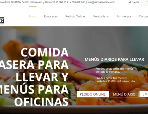 Diseño Tienda online restaurantelaterraza