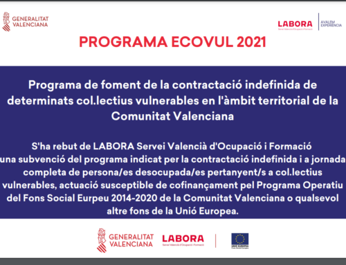 Publicación Ayuda recibida labora -Expediente ECOVUL/2021/218/46